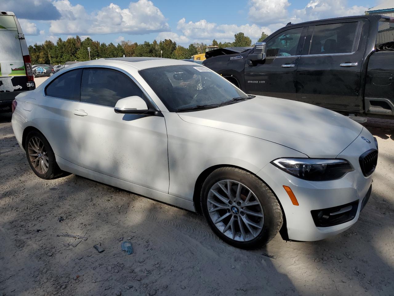 2016 BMW 2er VIN WBA1F9C55GV545653 Copart auction photo, side damage thumbnail 4