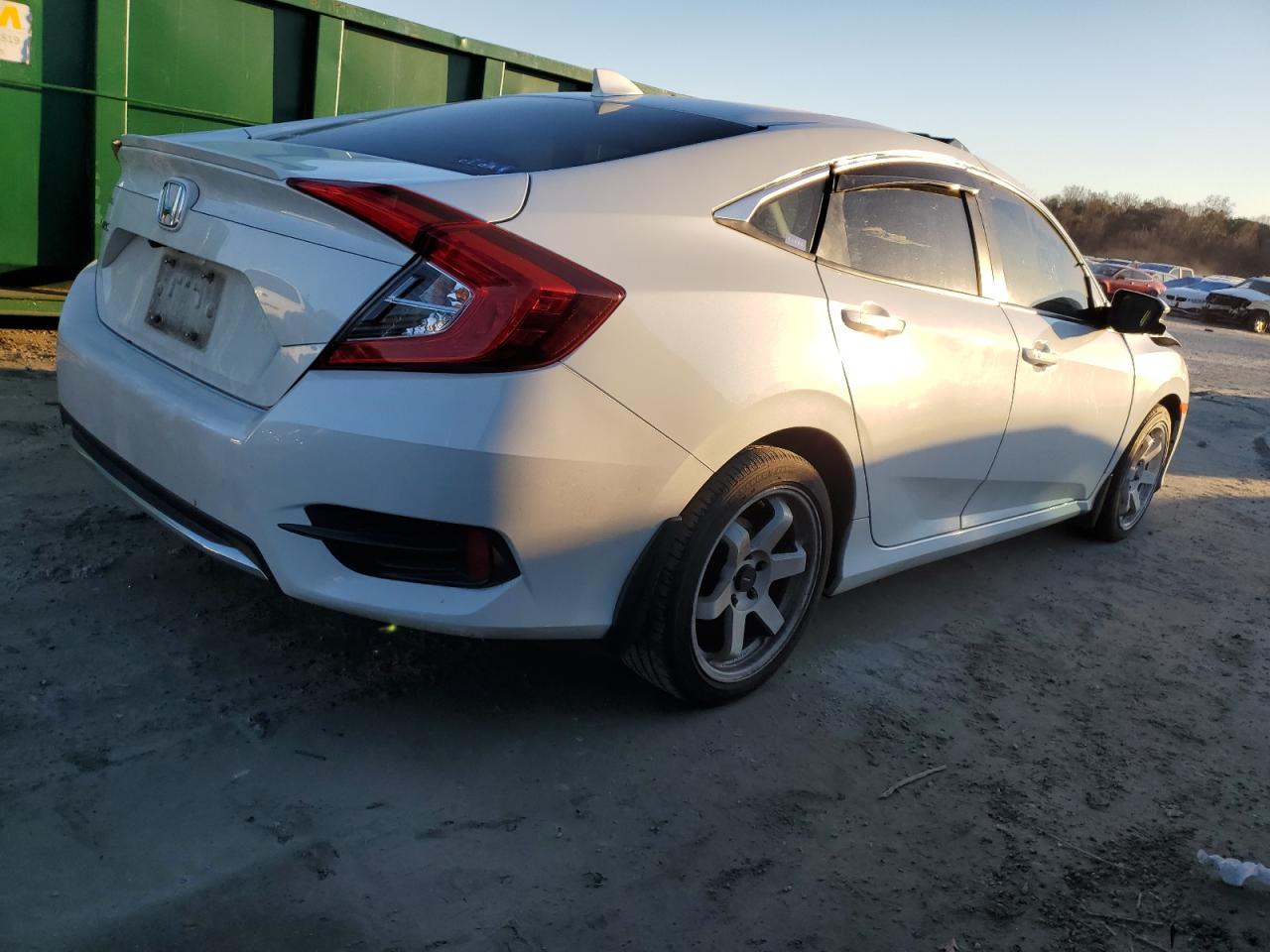 2020 Honda Civic VIN 19XFC1F30LE010788 Copart auction photo, front end / side damage thumbnail 3