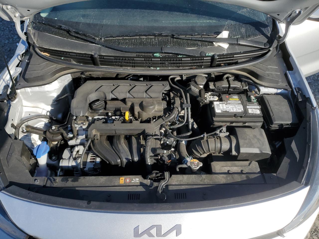 2022 KIA Rio VIN 3KPA24AD1NE441173 Copart auction photo, side damage thumbnail 12