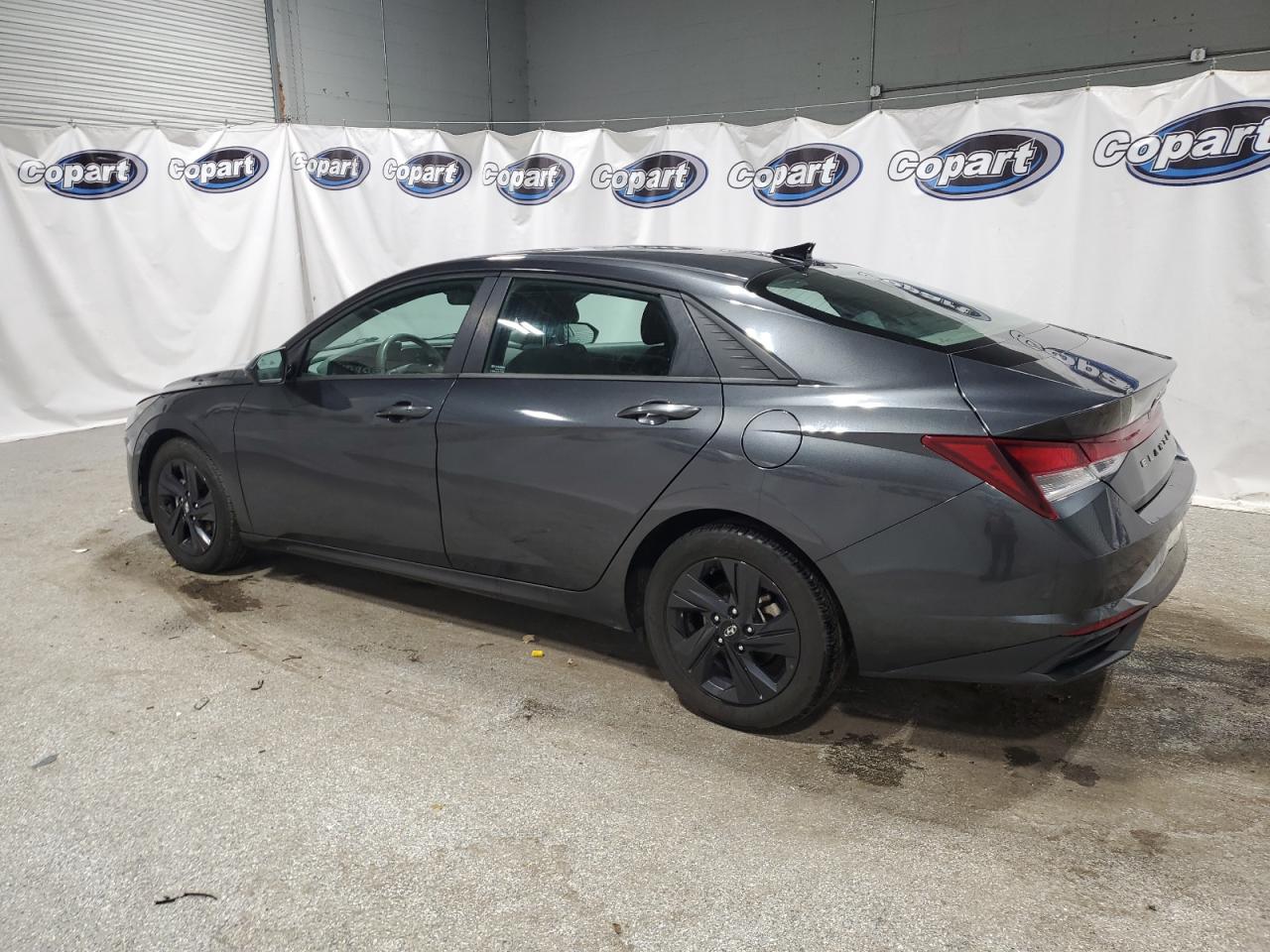 2021 Hyundai Elantra VIN 5NPLM4AG9MH030045 Copart auction photo, front end / rear end damage thumbnail 2