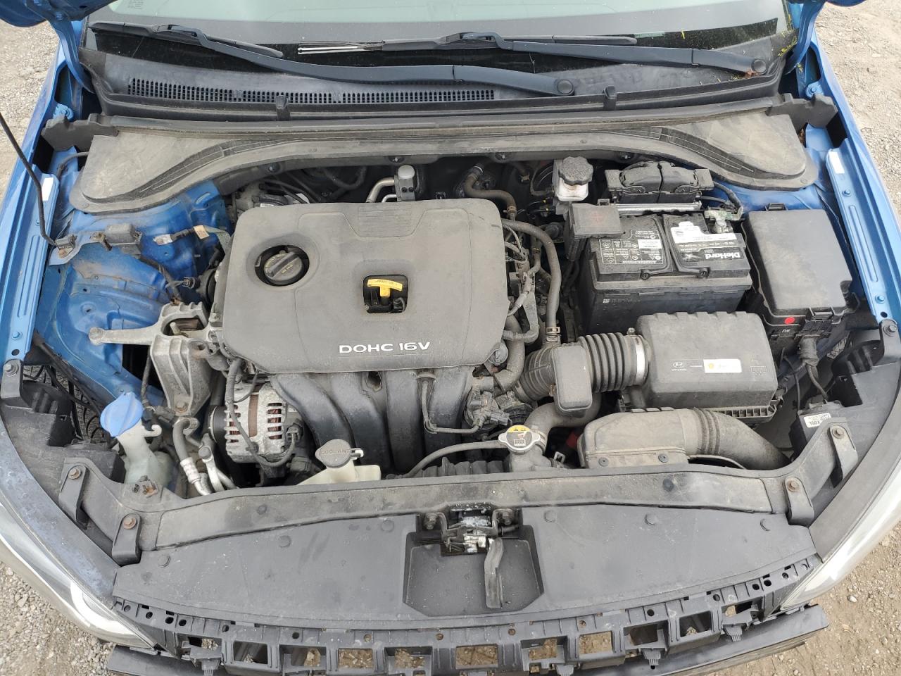 2018 Hyundai Elantra VIN KMHD84LF8JU585773 Copart auction photo, vandalism / front end damage thumbnail 11