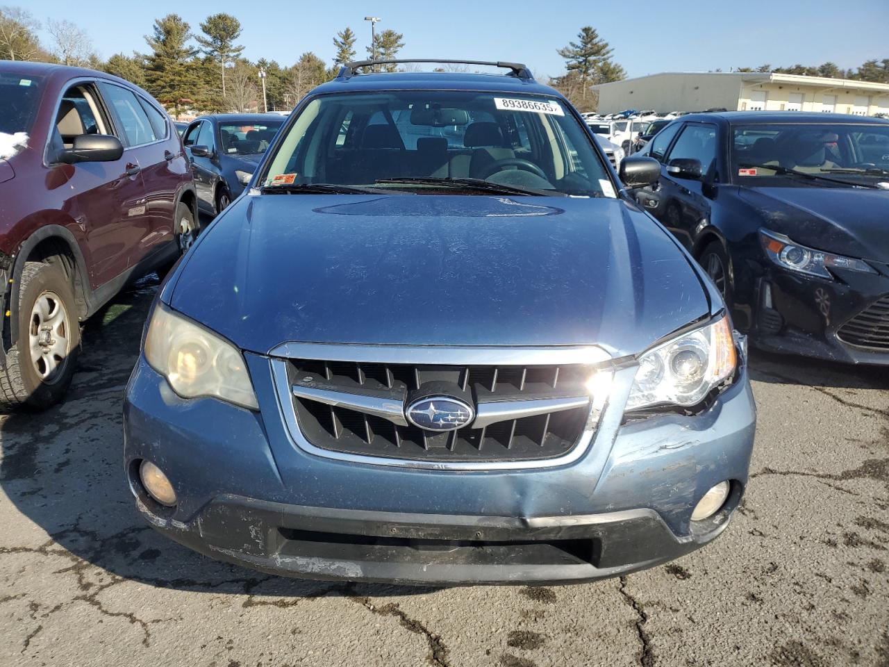 2008 Subaru Outback VIN 4S4BP61CX86320978 Copart auction photo, rear end / front end damage thumbnail 5