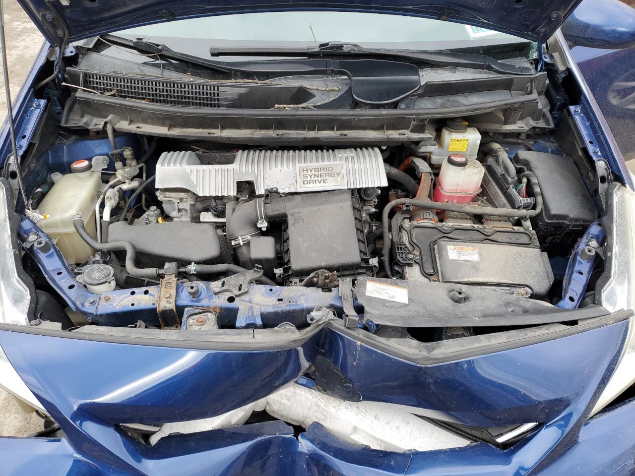 2014 Toyota Prius VIN JTDZN3EU1EJ015582 Copart auction photo, front end damage thumbnail 13