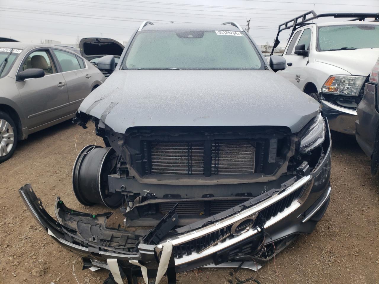 2018 Volvo XC90 VIN YV4102PKXJ1361851 Copart auction photo, front end / undercarriage damage thumbnail 5