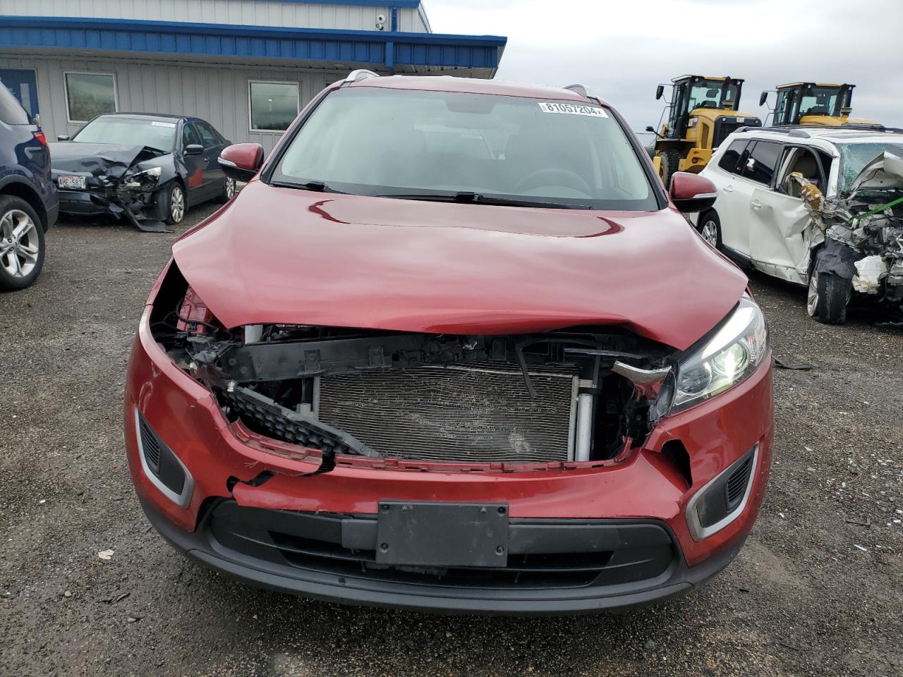 2016 KIA Sorento VIN 5XYPGDA33GG168634 Copart auction photo, front end / minor dent/scratches damage thumbnail 5