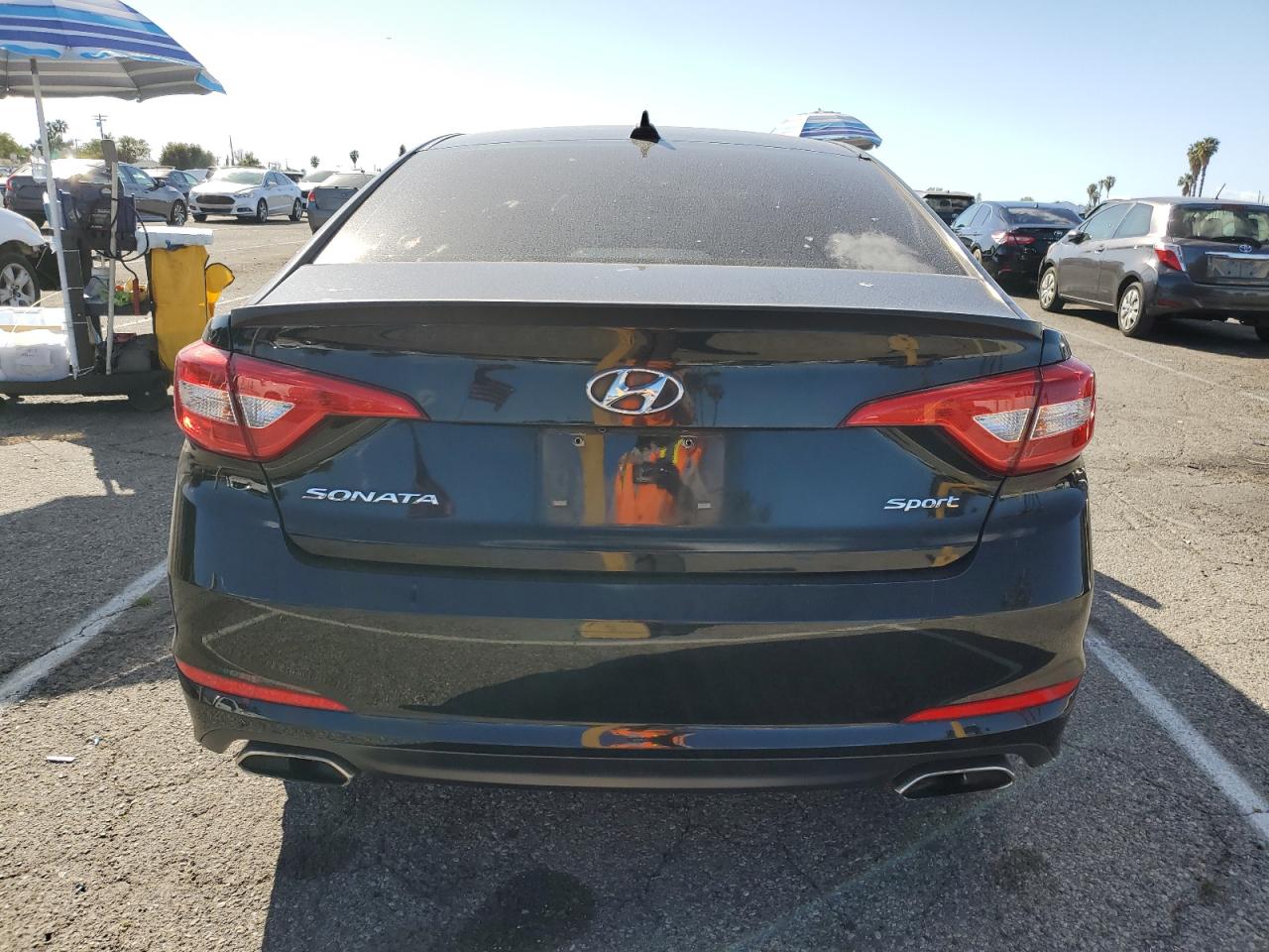 2016 Hyundai Sonata VIN 5NPE34AF4GH285399 Copart auction photo, front end damage thumbnail 6