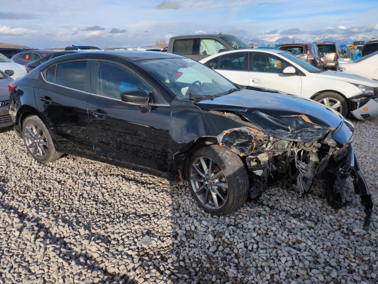 2018 Mazda 3 VIN 3MZBN1V35JM241938 Copart auction photo, front end damage thumbnail 4
