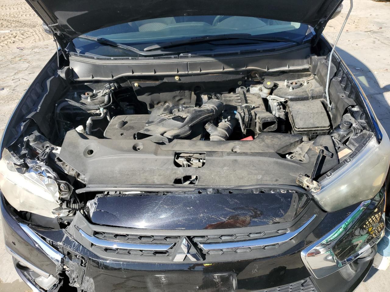 2018 Mitsubishi Outlander VIN JA4AP3AU9JU011490 Copart auction photo, front end / rear end damage thumbnail 12