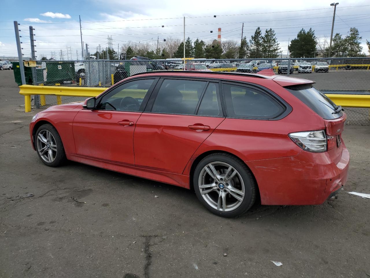 2014 BMW 3er VIN WBA3G7C57EKN37062 Copart auction photo, rear end damage thumbnail 2