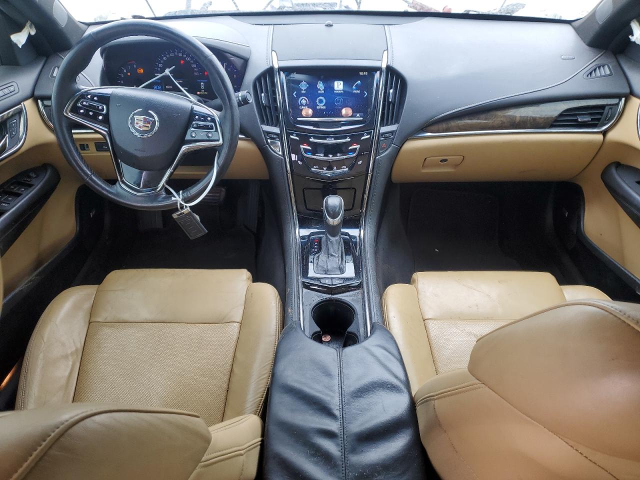 2014 Cadillac ATS VIN 1G6AB5RX2E0101109 Copart auction photo, front end / rear end damage thumbnail 8