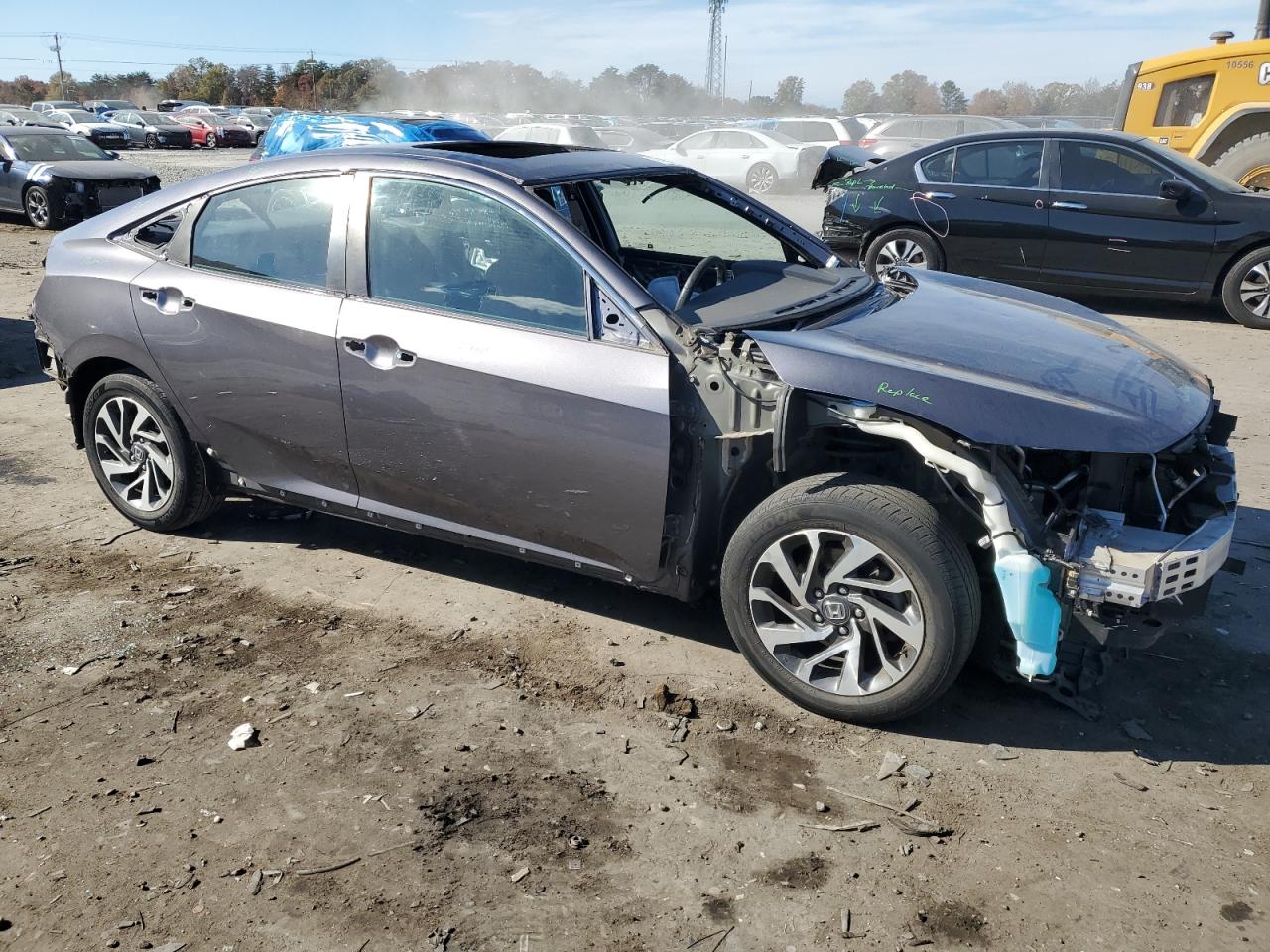 2017 Honda Civic VIN 19XFC2F76HE027692 Copart auction photo, hail damage thumbnail 4