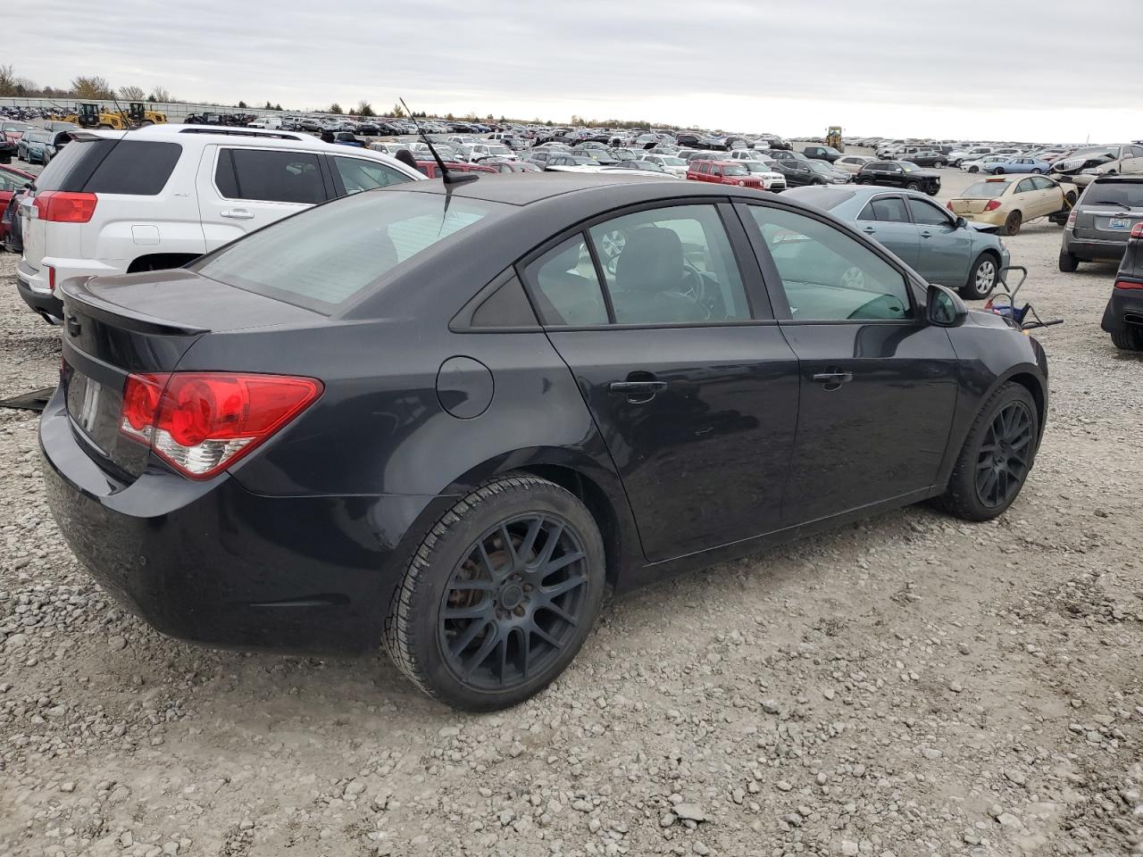 2014 Chevrolet Cruze VIN 1G1P75SZ4E7172073 Copart auction photo, side damage thumbnail 3