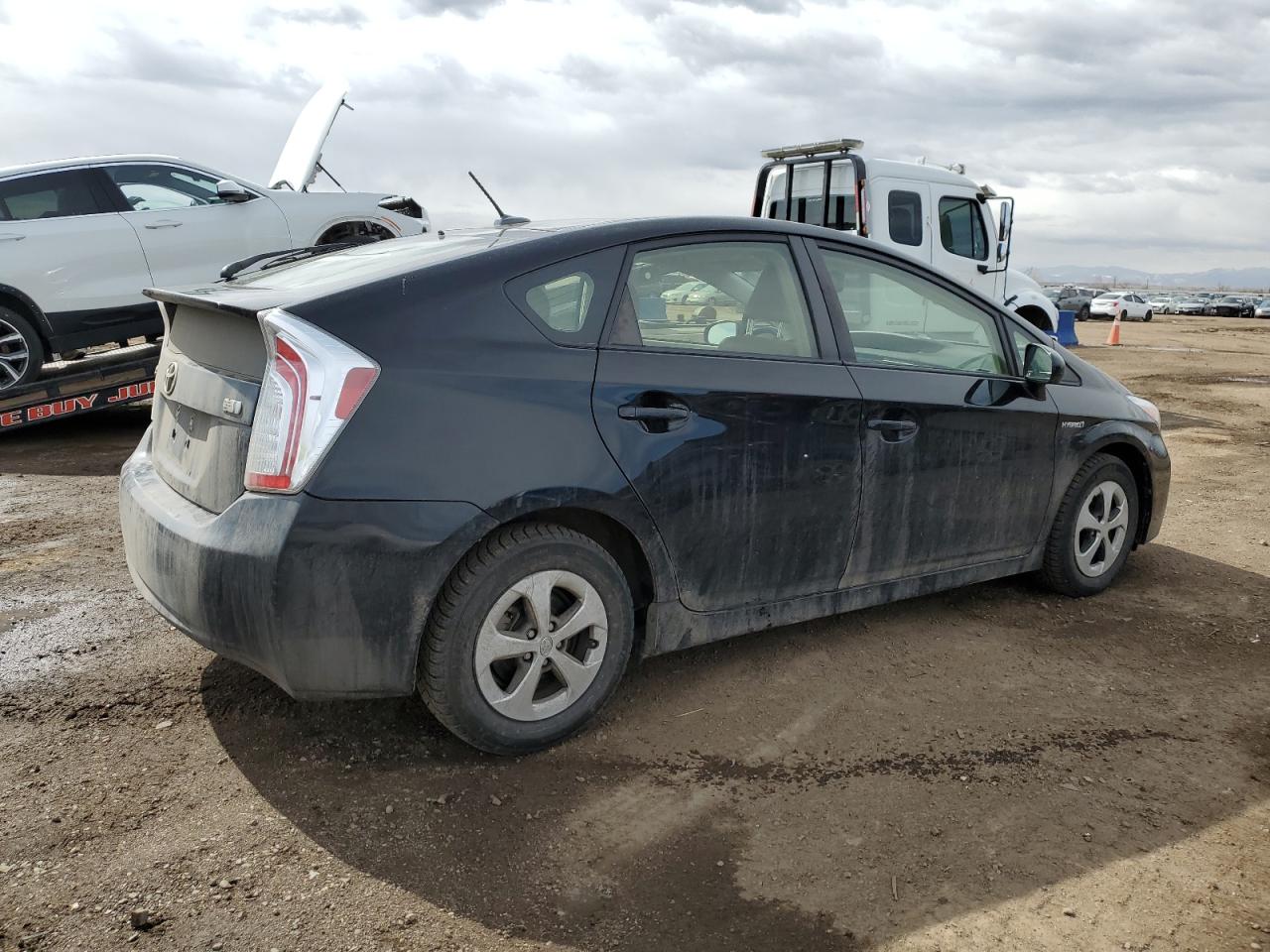 2012 Toyota Prius VIN JTDKN3DU6C5523491 Copart auction photo, all over damage thumbnail 3