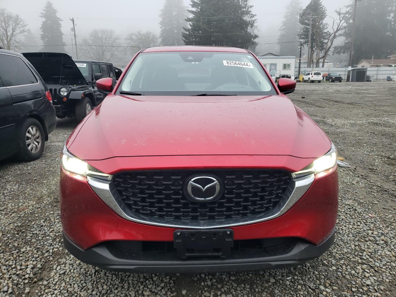 2023 Mazda CX-5 VIN JM3KFBEM5P0290929 Copart auction photo, side damage thumbnail 5