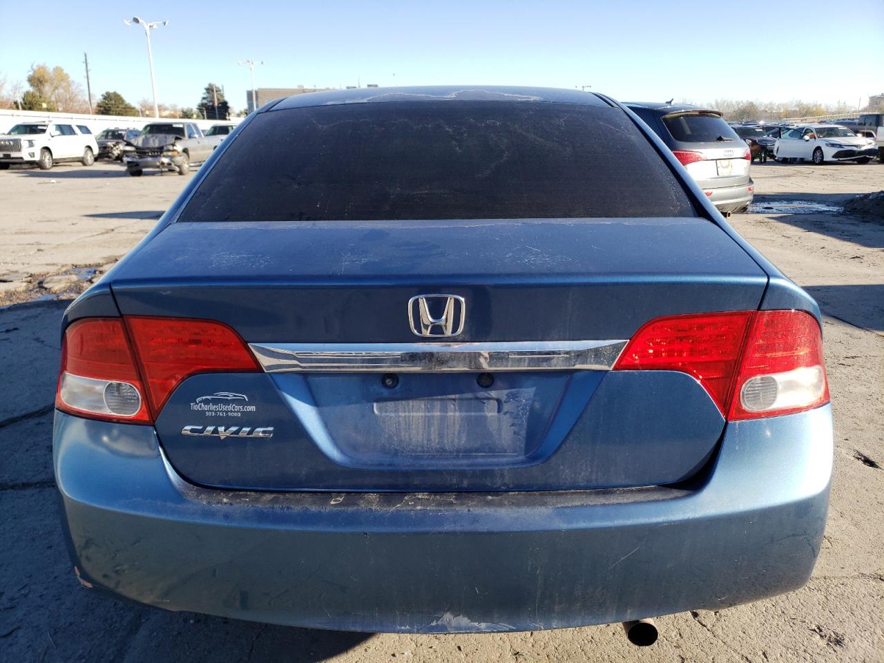 2011 Honda Civic VIN 2HGFA1F85BH500567 Copart auction photo, front end / side damage thumbnail 6