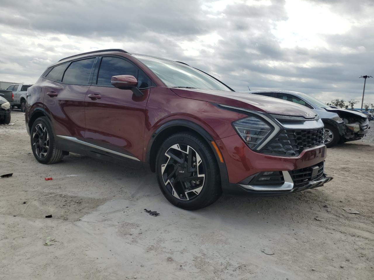 2023 KIA Sportage VIN 5XYK53AFXPG111996 Copart auction photo, all over damage thumbnail 4