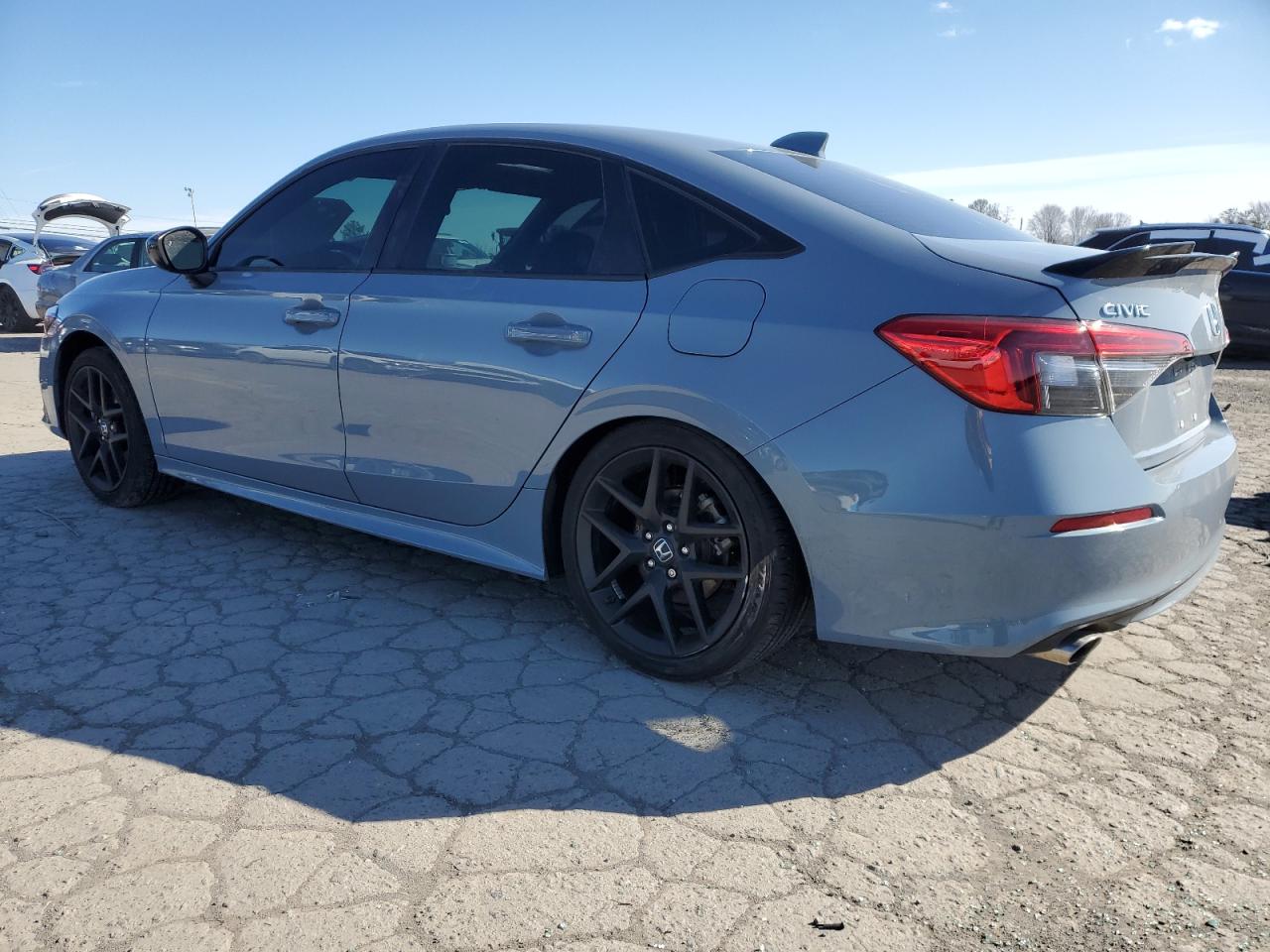 2023 Honda Civic VIN 2HGFE1E58PH476008 Copart auction photo, rear end / side damage thumbnail 2