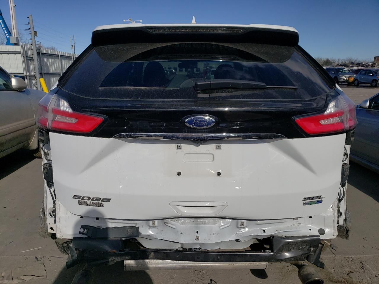 2019 Ford Edge VIN 2FMPK4J95KBC11141 Copart auction photo, rear end / front end damage thumbnail 6