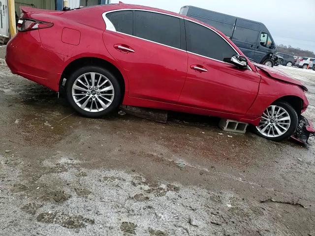 2021 Infiniti Q50 VIN JN1EV7BR9MM752423 Copart auction photo, front end / rear end damage thumbnail 13