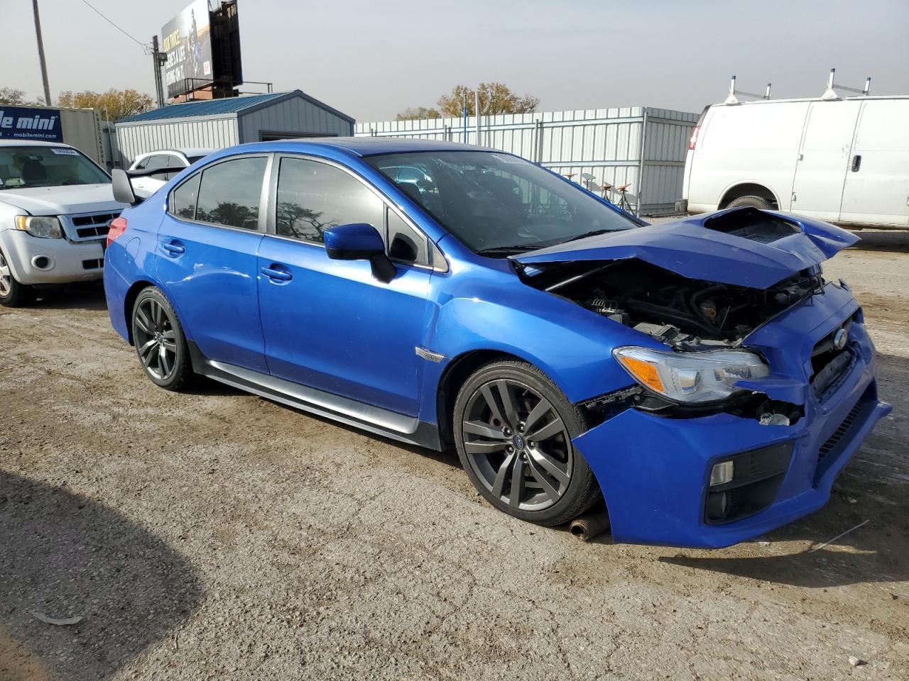2016 Subaru WRX VIN JF1VA1E63G9822017 Copart auction photo, front end / minor dent/scratches damage thumbnail 4