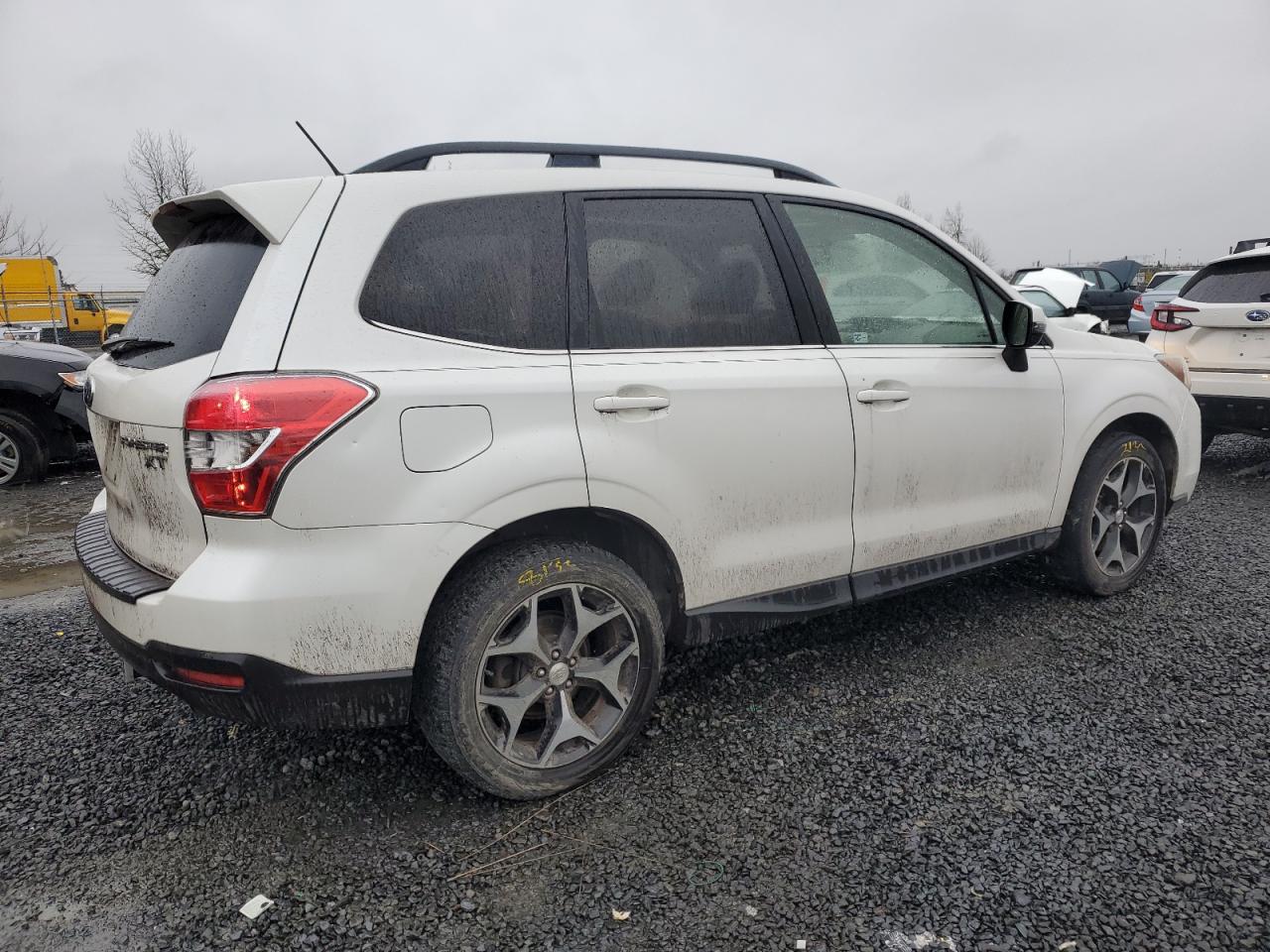 2014 Subaru Forester VIN JF2SJGMC9EH458441 Copart auction photo, all over damage thumbnail 3