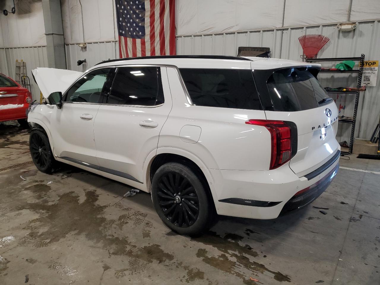 2024 Hyundai Palisade VIN KM8R7DGE8RU782187 Copart auction photo, front end damage thumbnail 2