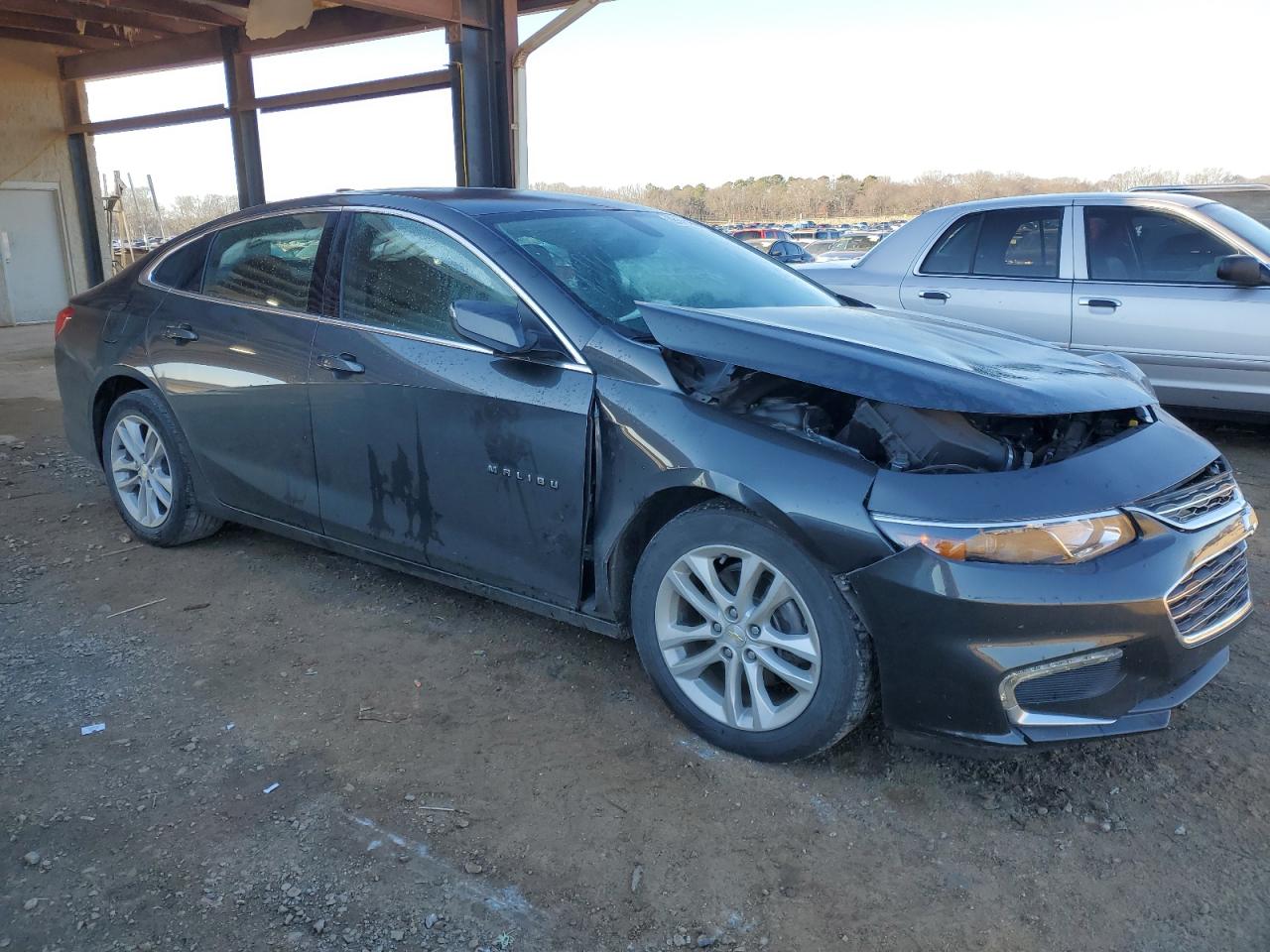 2018 Chevrolet Malibu VIN 1G1ZD5ST8JF141499 Copart auction photo, front end / side damage thumbnail 4