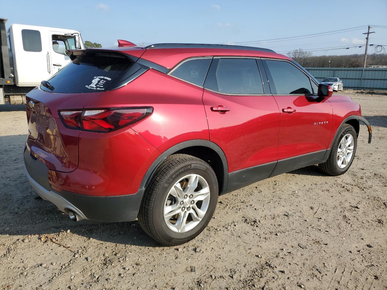 2019 Chevrolet Blazer VIN 3GNKBDRS9KS684922 Copart auction photo, front end / minor dent/scratches damage thumbnail 3