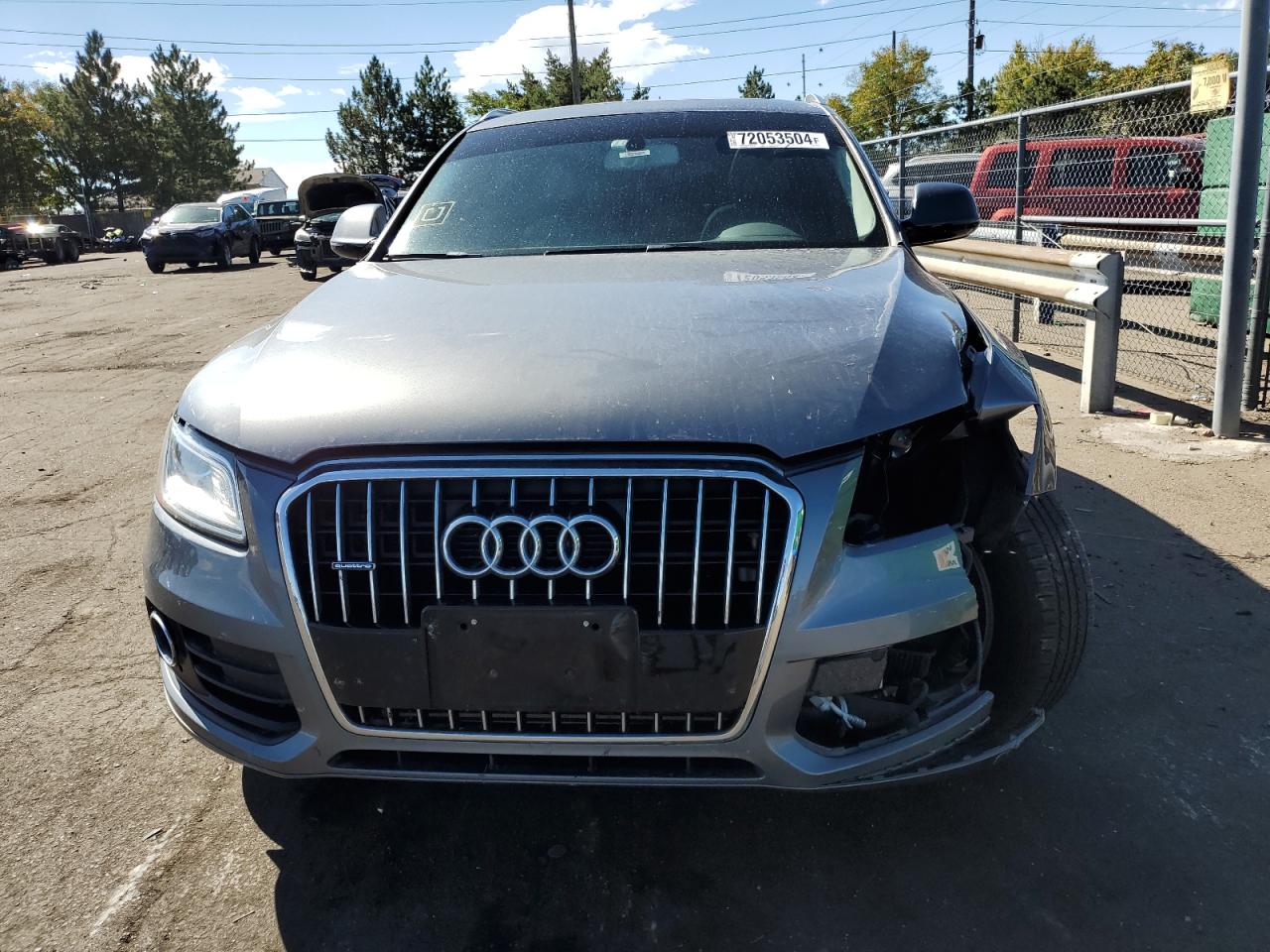 2016 Audi Q5 VIN WA1C2AFP5GA007090 Copart auction photo, front end damage thumbnail 5