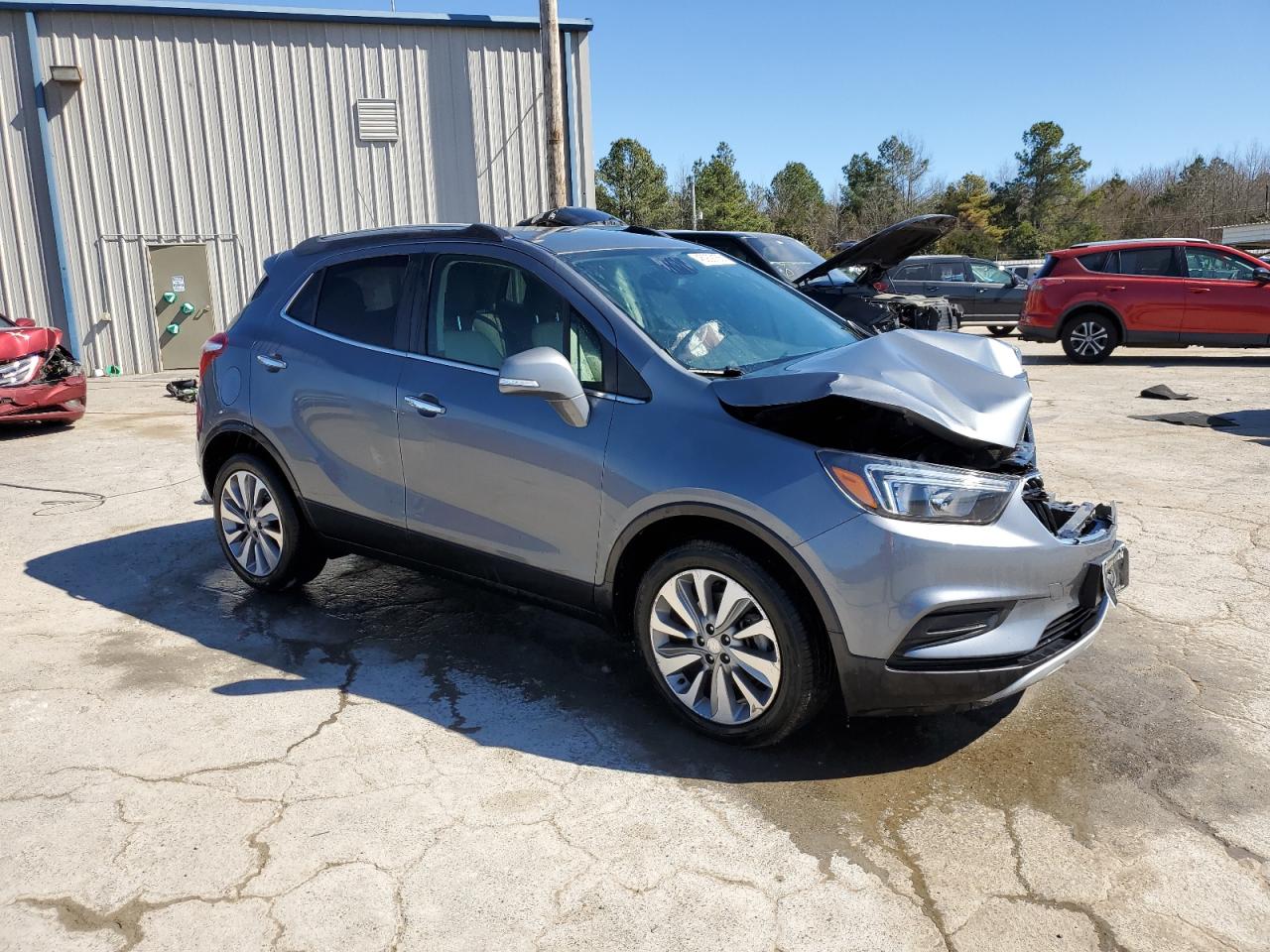 2019 Buick Encore VIN KL4CJASB7KB791742 Copart auction photo, front end damage thumbnail 4