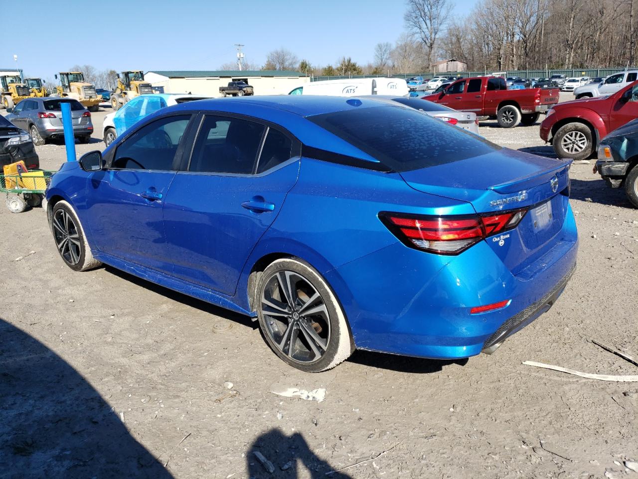 2021 Nissan Sentra VIN 3N1AB8DV5MY280208 Copart auction photo, front end / minor dent/scratches damage thumbnail 2