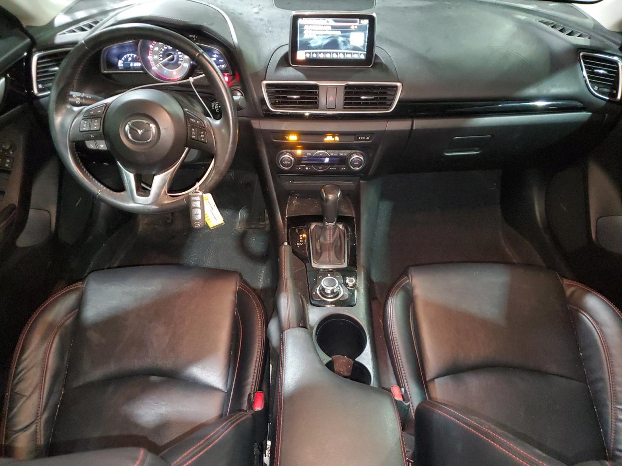 2014 Mazda 3 VIN JM1BM1W78E1122646 Copart auction photo, rear end damage thumbnail 8