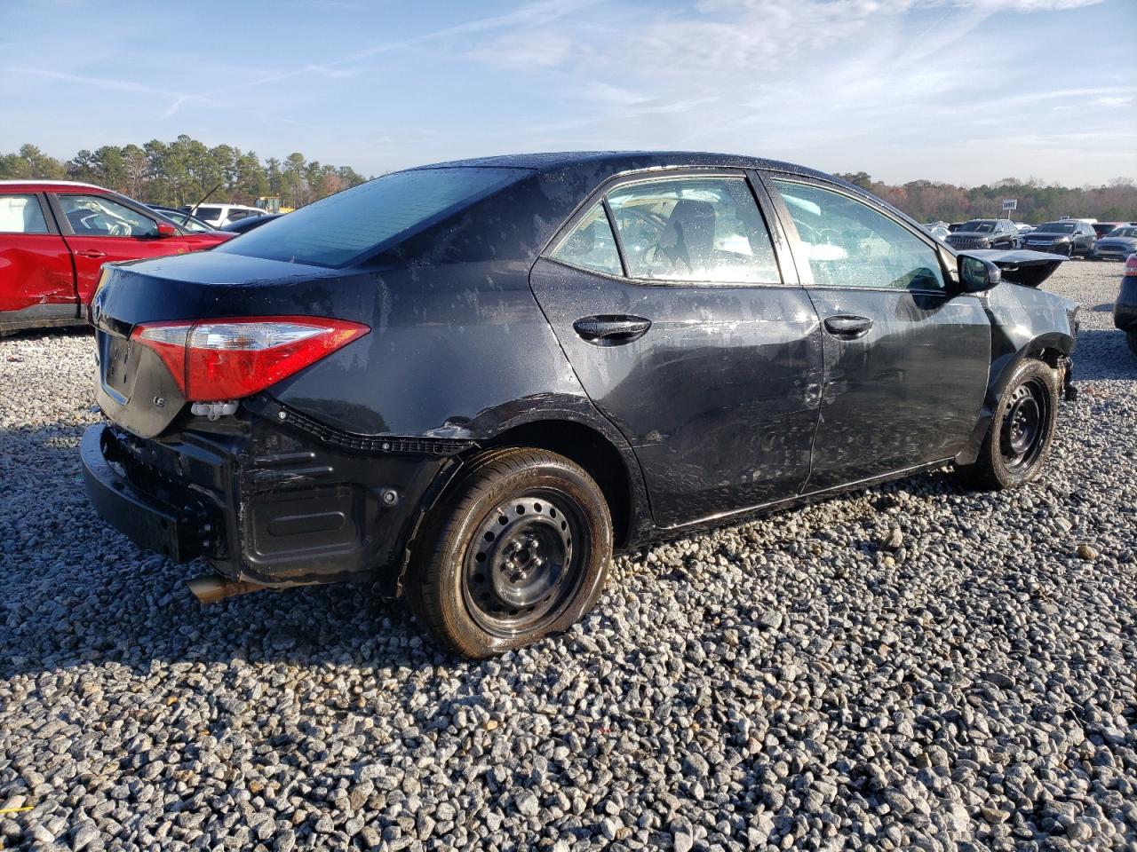 2015 Toyota Corolla VIN 2T1BURHE8FC361637 Copart auction photo, all over damage thumbnail 3