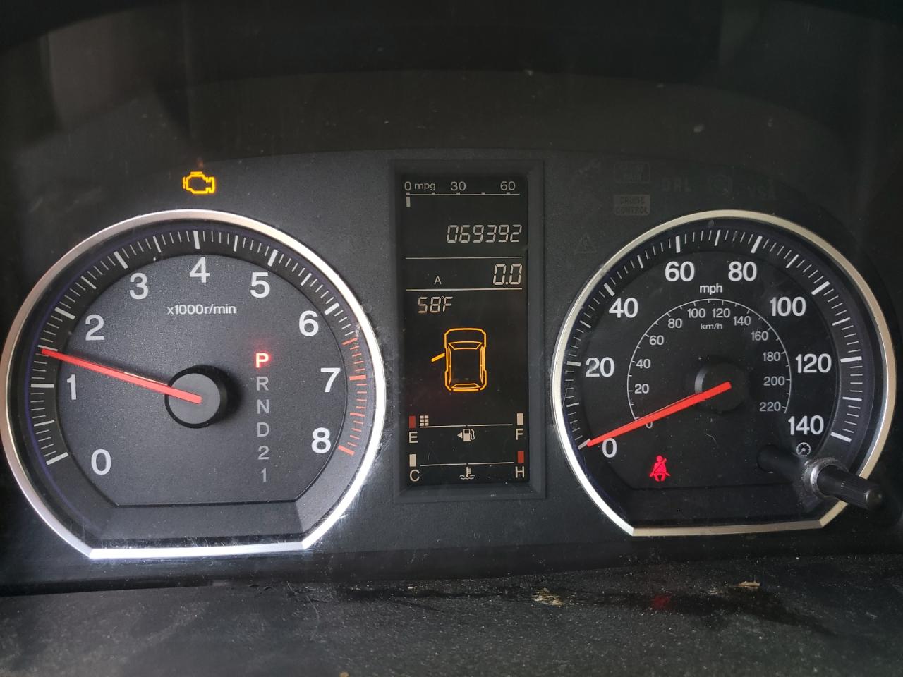 2009 Honda CR-V VIN JHLRE48549C010917 Copart auction photo, minor dent/scratches damage thumbnail 9