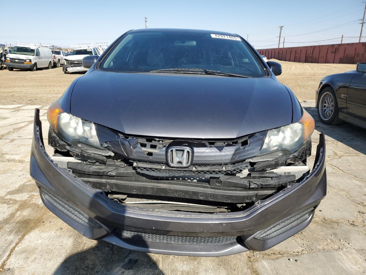 2014 Honda Civic VIN 2HGFG3B57EH519244 Copart auction photo, undercarriage / all over damage thumbnail 5