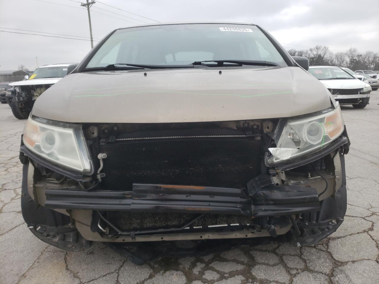 2012 Honda Odyssey VIN 5FNRL5H62CB030207 Copart auction photo, front end damage thumbnail 5