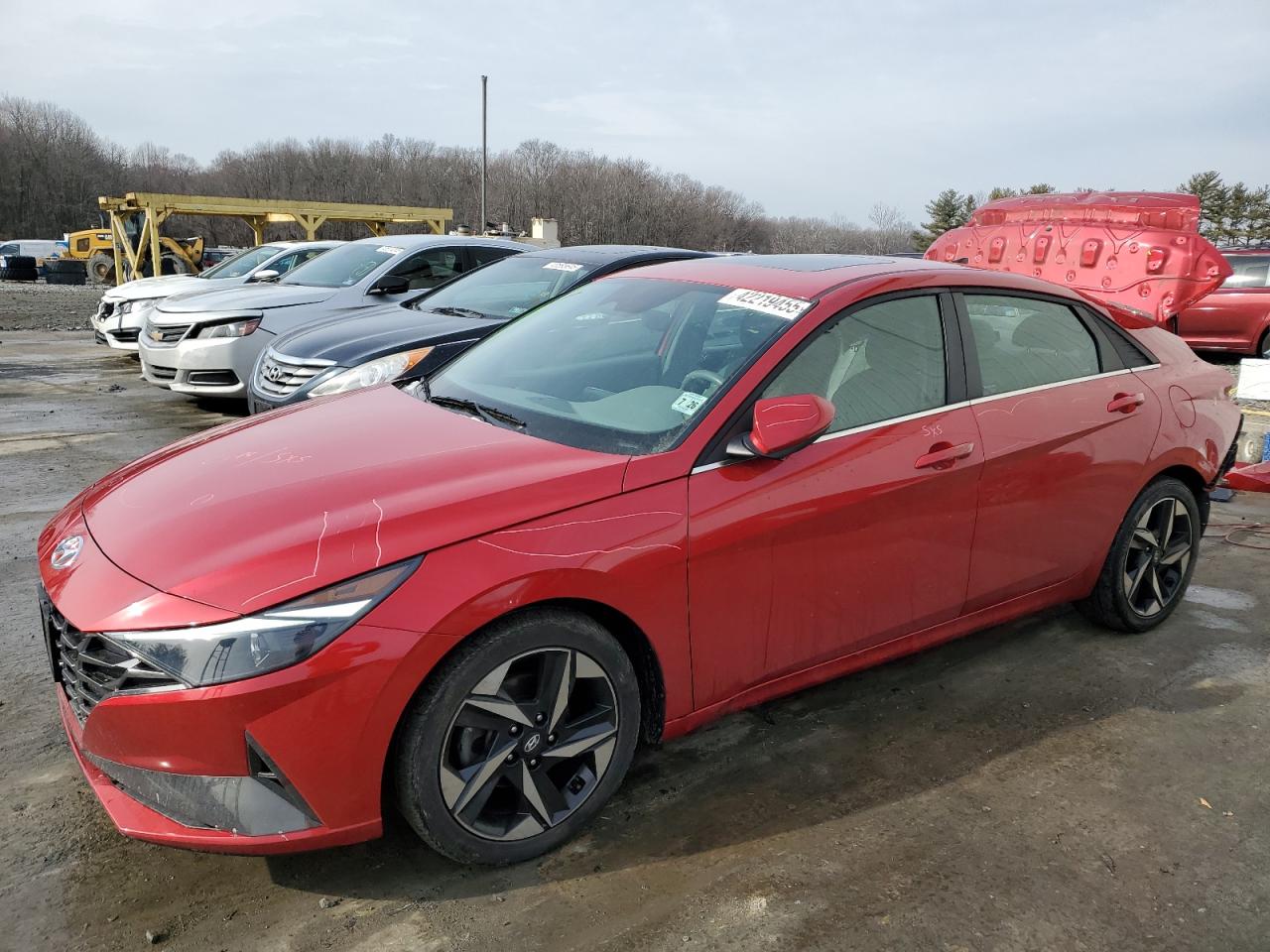 2021 Hyundai Elantra VIN 5NPLN4AG7MH006405