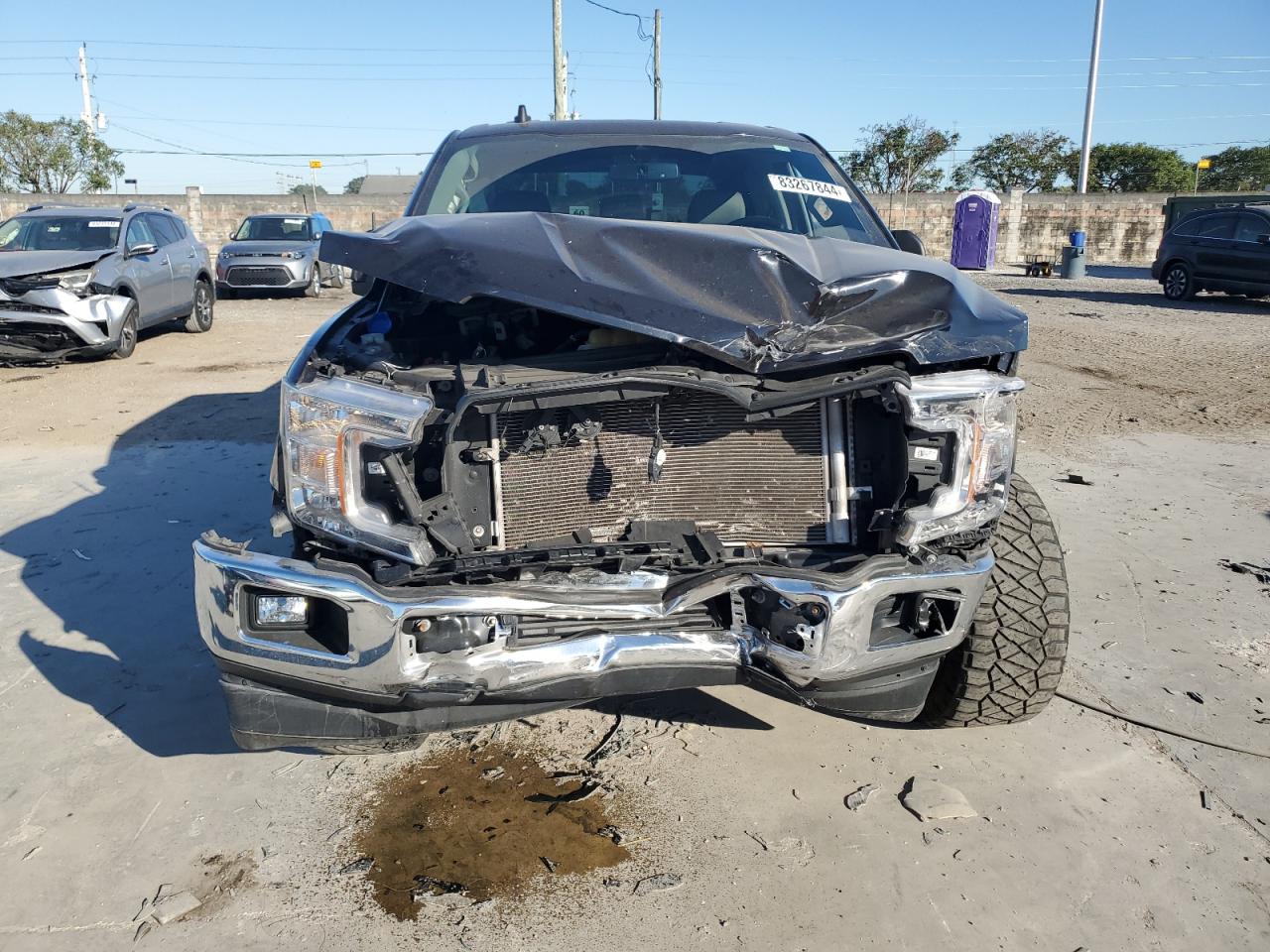 2020 Ford F-150 VIN 1FTEW1C55LFA22353 Copart auction photo, front end damage thumbnail 5