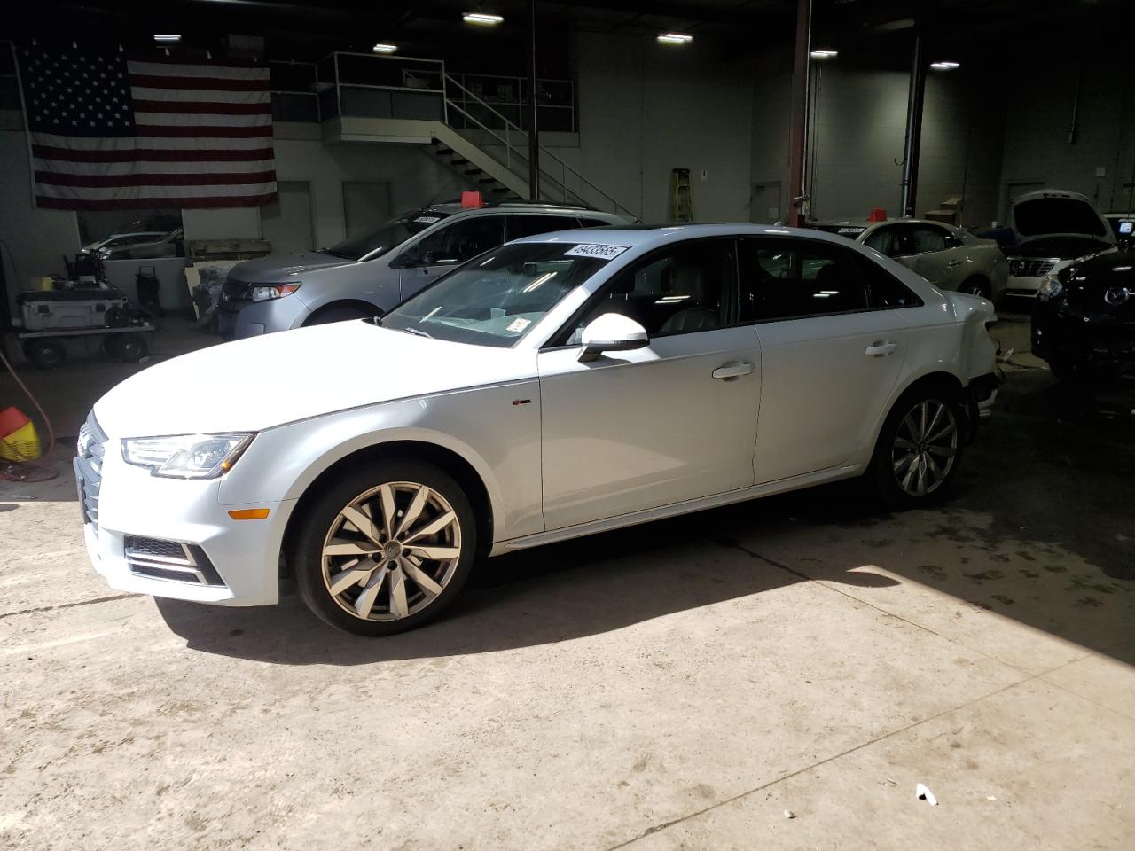 2018 Audi A4 VIN WAUDNAF40JA043331 - Copart auction photo