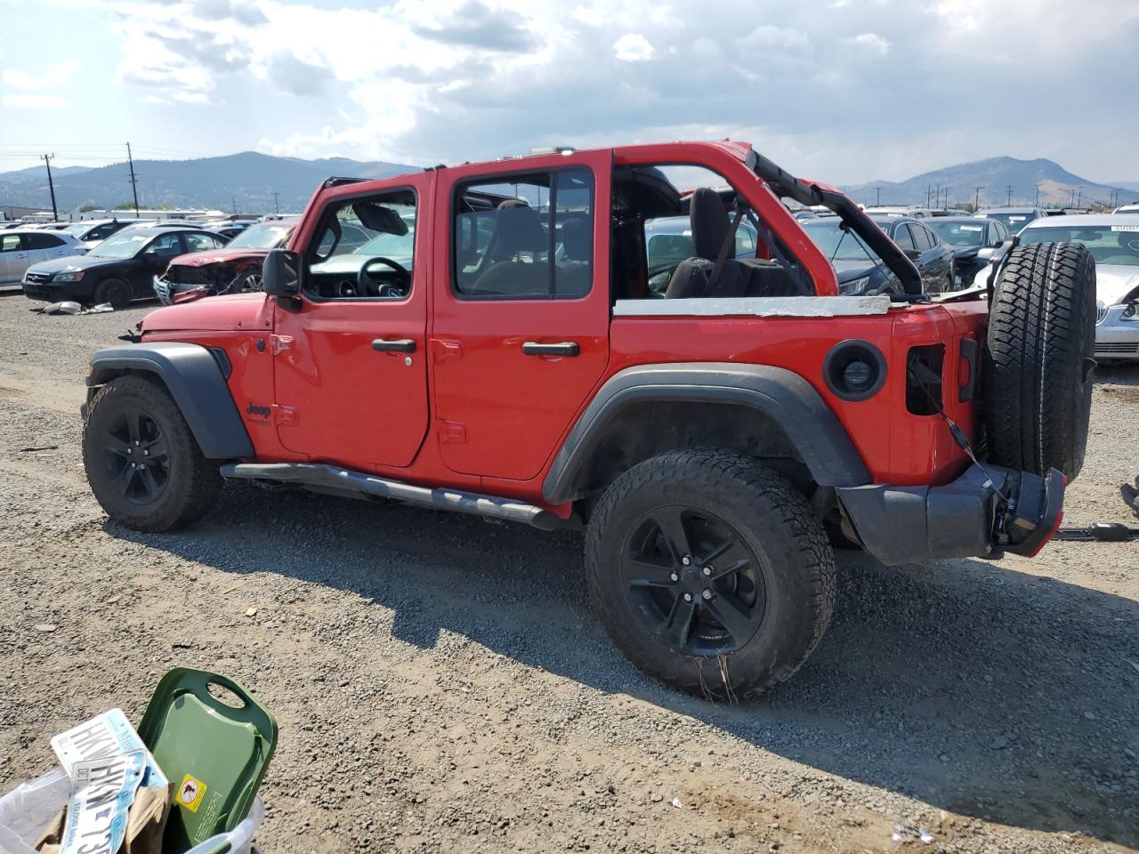 2021 Jeep Wrangler VIN 1C4HJXDN0MW546654 Copart auction photo, all over / mechanical damage thumbnail 2