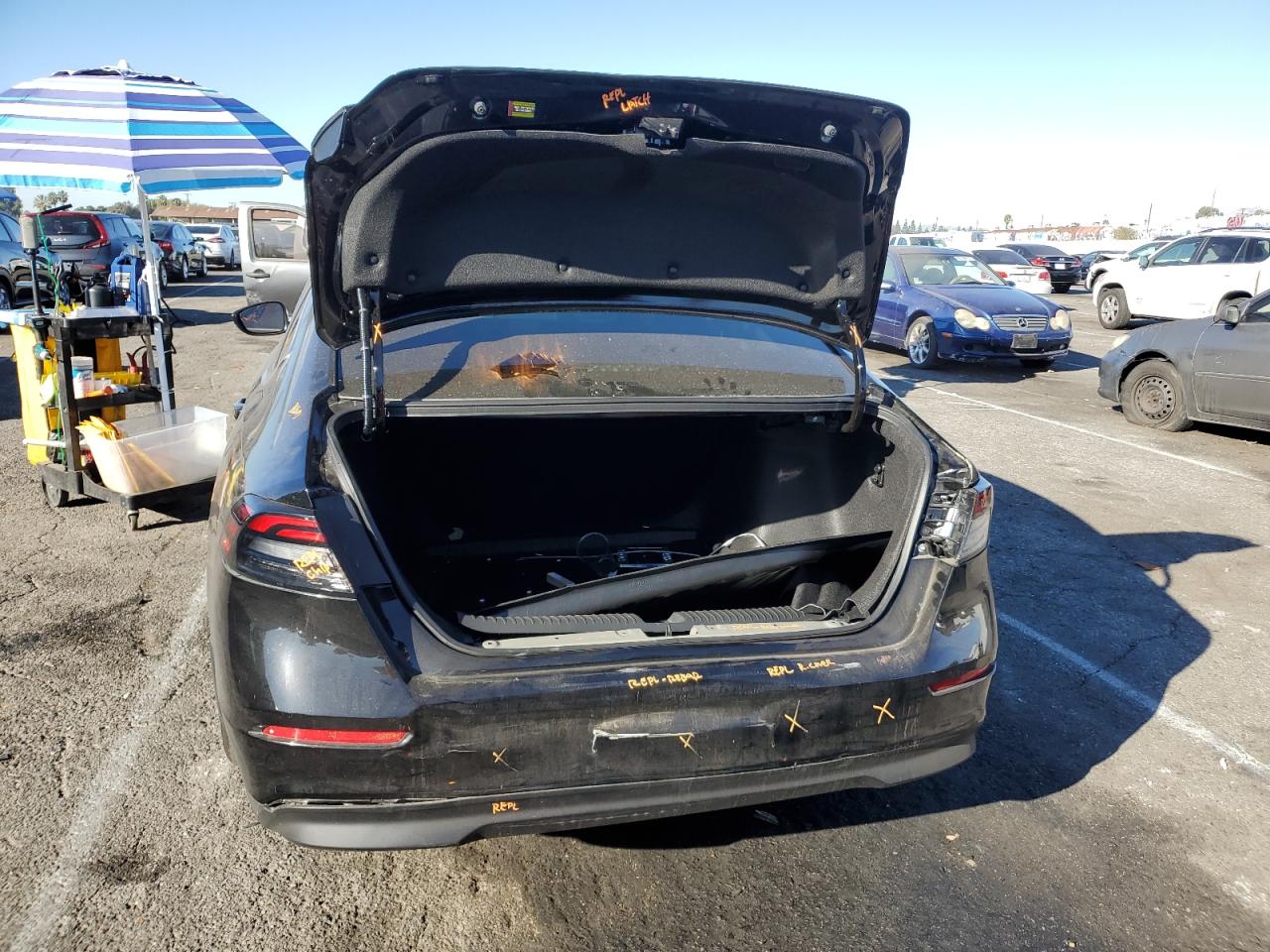 2024 Honda Accord VIN 1HGCY1F25RA011217 Copart auction photo, rear end damage thumbnail 6