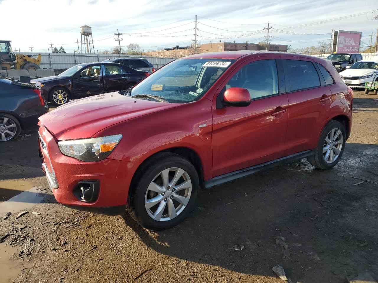 2013 Mitsubishi Outlander VIN 4A4AP3AU1DE009133