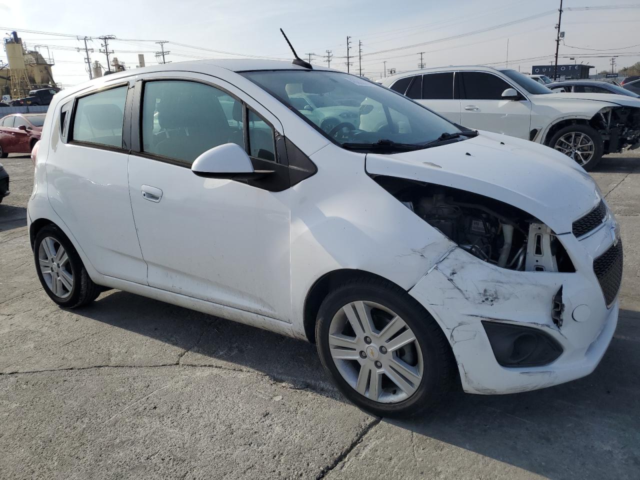 2014 Chevrolet Spark VIN KL8CD6S96EC480723 Copart auction photo, front end damage thumbnail 4