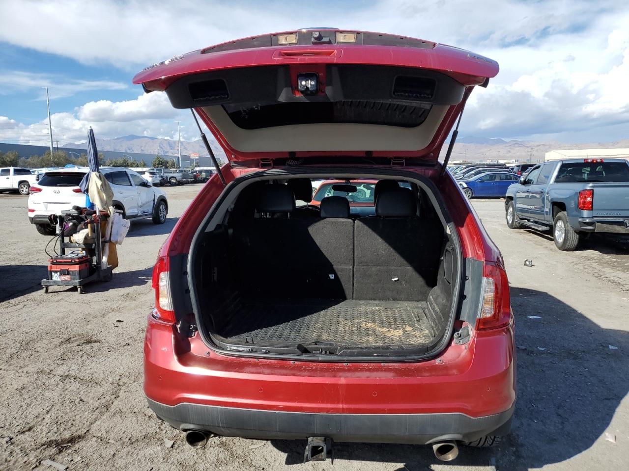 2012 Ford Edge VIN 2FMDK3JC4CBA27545 Copart auction photo, front end / rear end damage thumbnail 6