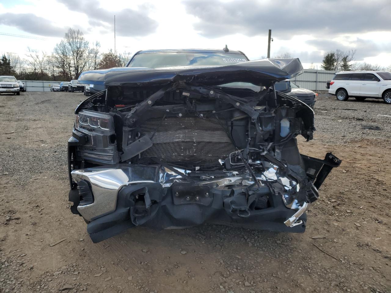 2020 Chevrolet Silverado VIN 3GCUYDED4LG273469 Copart auction photo, front end / side damage thumbnail 5