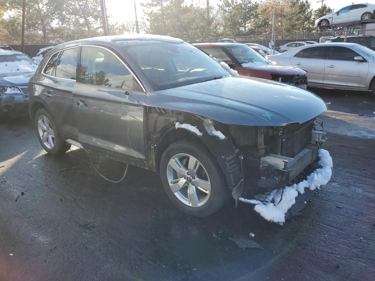2018 Audi Q5 VIN WA1BNAFY9J2089788 Copart auction photo, front end damage thumbnail 4