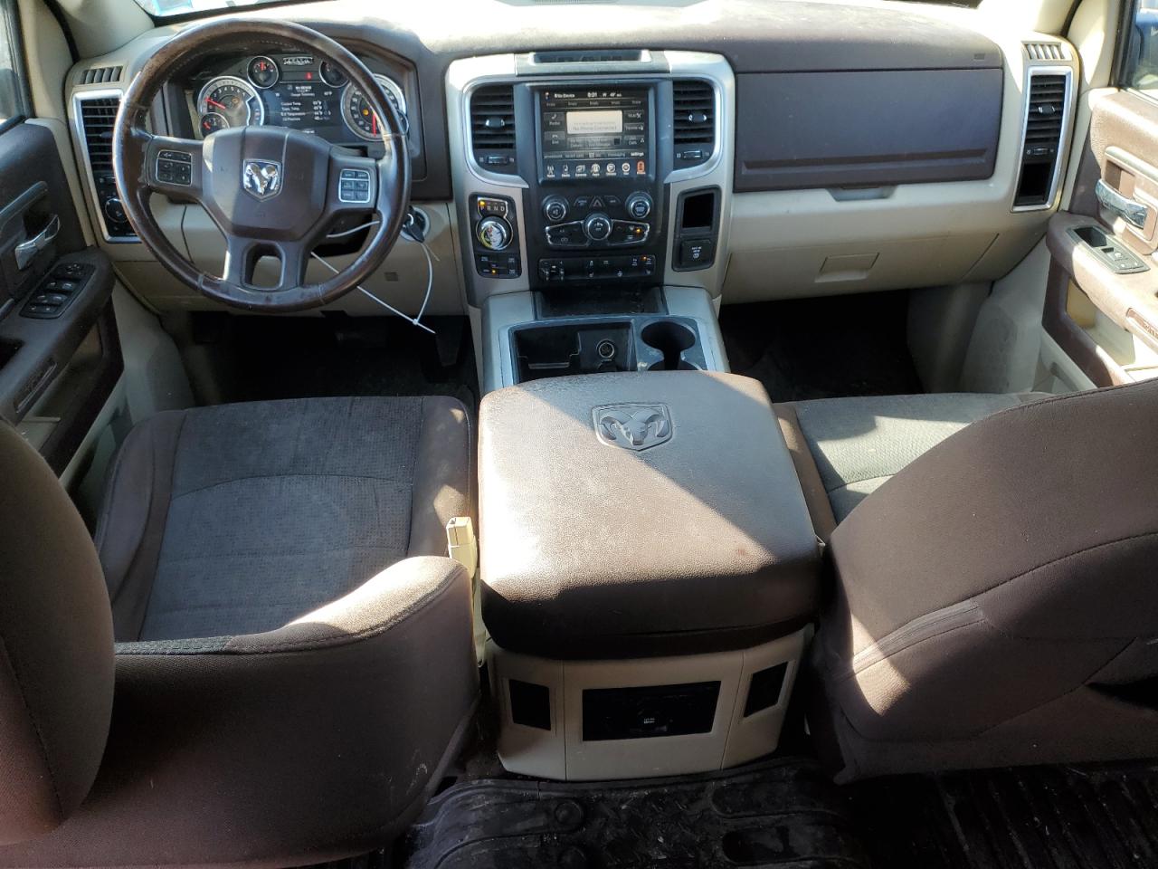 2014 RAM 1500 VIN 1C6RR7LT8ES362317 Copart auction photo, front end / minor dent/scratches damage thumbnail 8