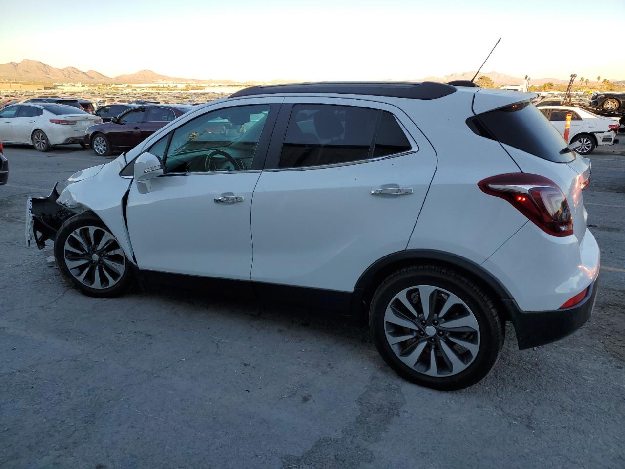 2019 Buick Encore VIN KL4CJCSM4KB836908 Copart auction photo, front end damage thumbnail 2