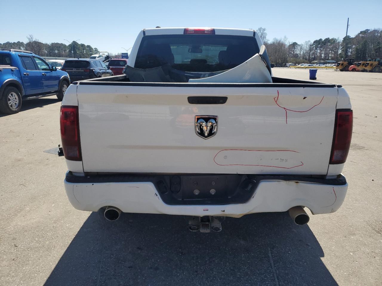 2016 RAM 1500 VIN 1C6RR6KT9GS298254 Copart auction photo, front end damage thumbnail 6