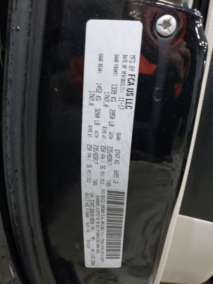 2018 Chrysler Pacifica VIN 2C4RC1BG8JR149830 Copart auction photo, front end / hail damage thumbnail 14
